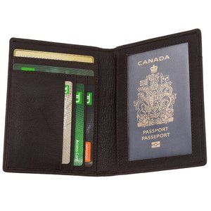Genuine Leather Passport Holder Case Holder Wallet